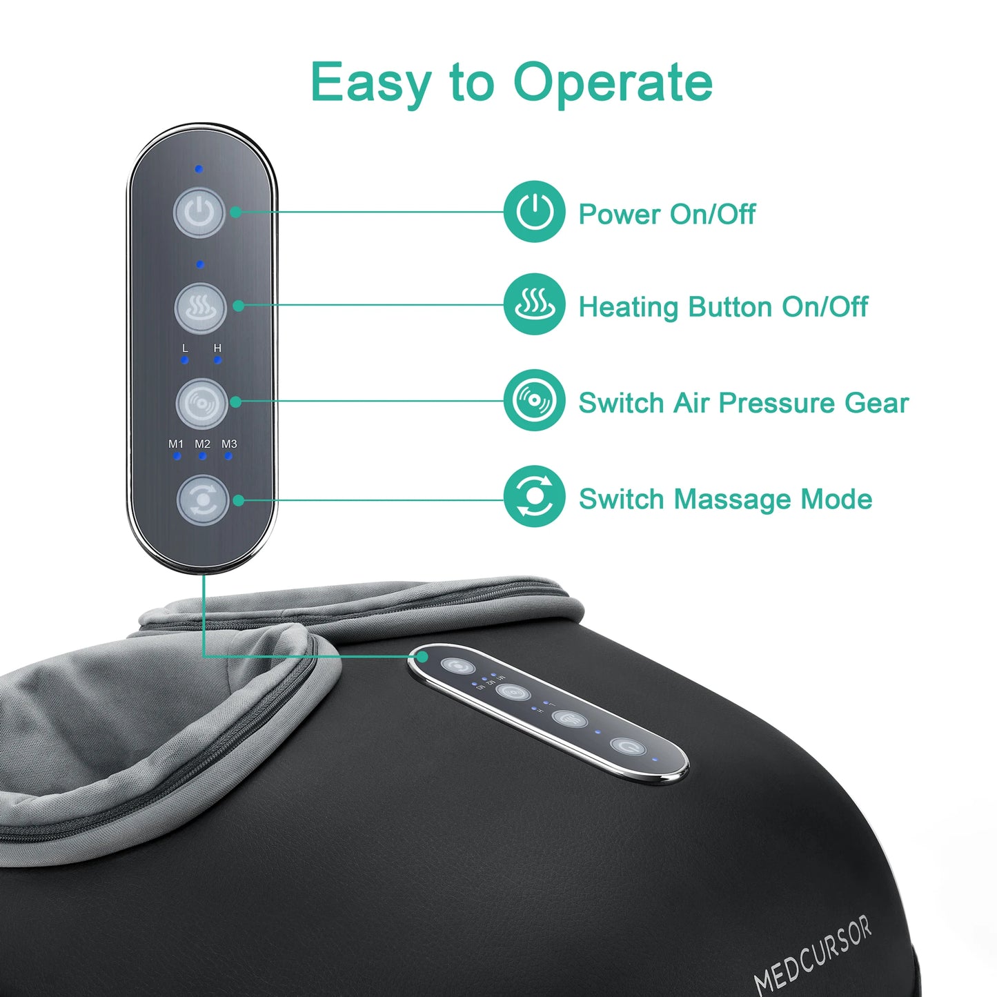 Medcursor Shiatsu Heated Foot Massager
