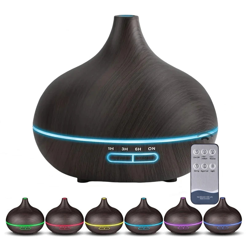 550ml USB Aroma Diffuser with LED & Remote