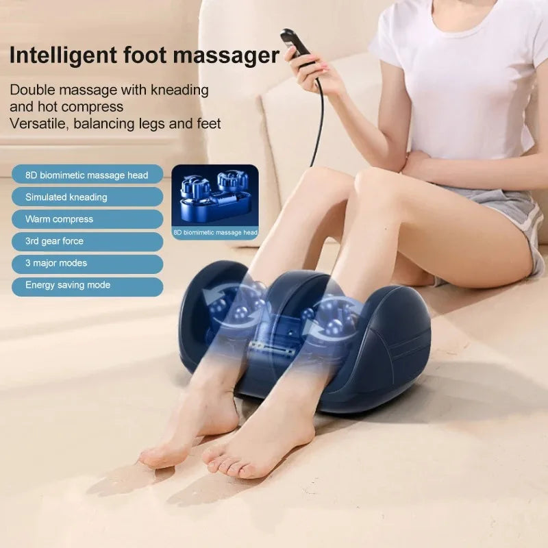 Extra Large Electric Foot & Calf Massager with Heat