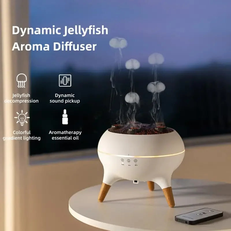 Jellyfish Mist Humidifier 250ml with Remote