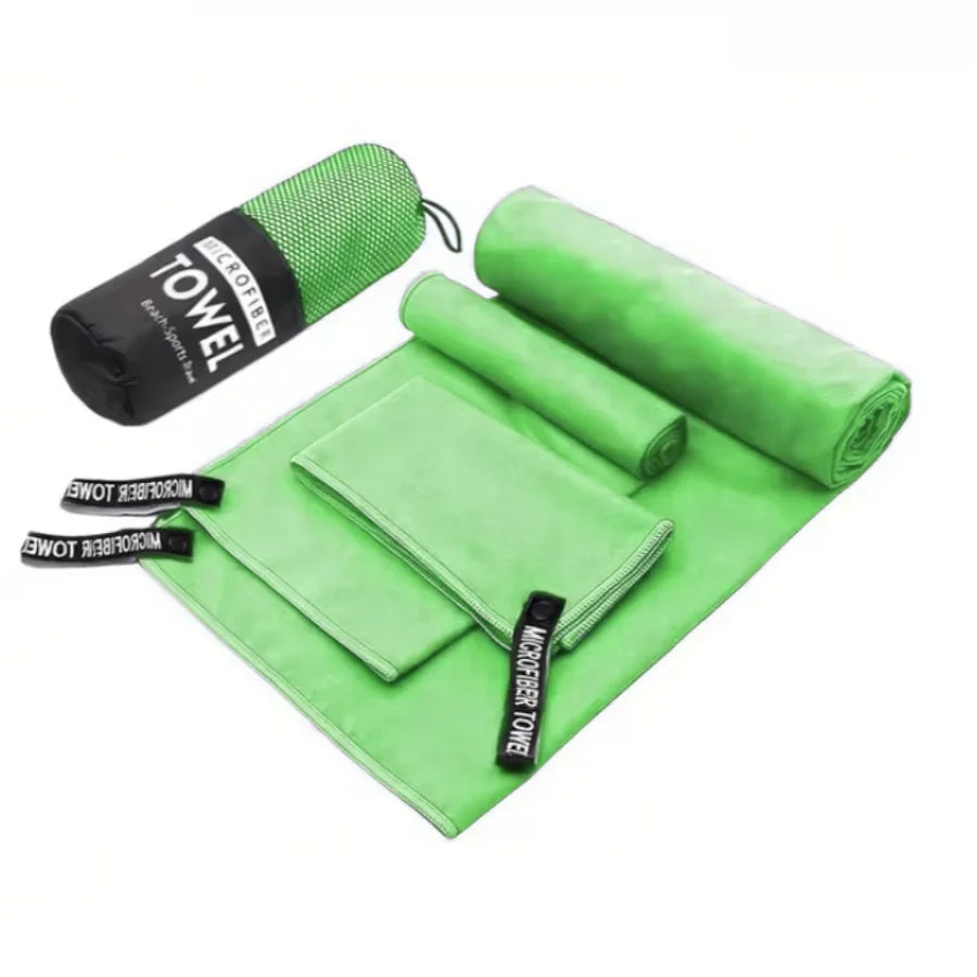 3PCS Quick Dry Microfiber Travel Towel Se