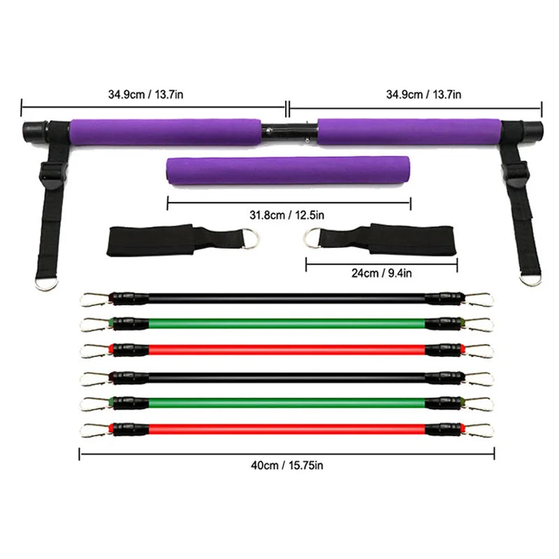 Pilates Bar Kit with Resistance Bands