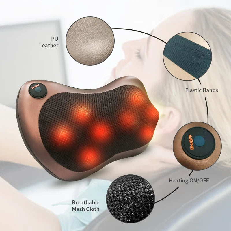 Shiatsu Massage Pillow with Heat