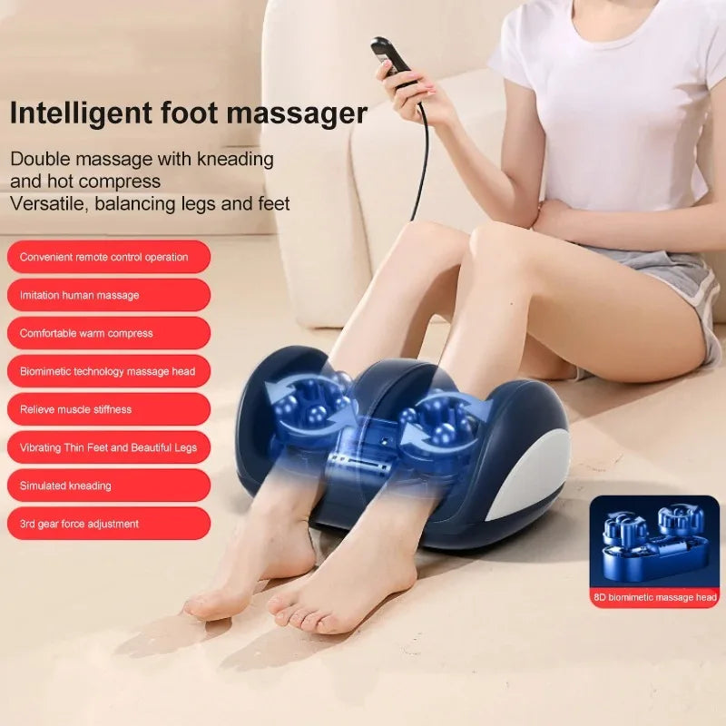 Extra Large Electric Foot & Calf Massager with Heat