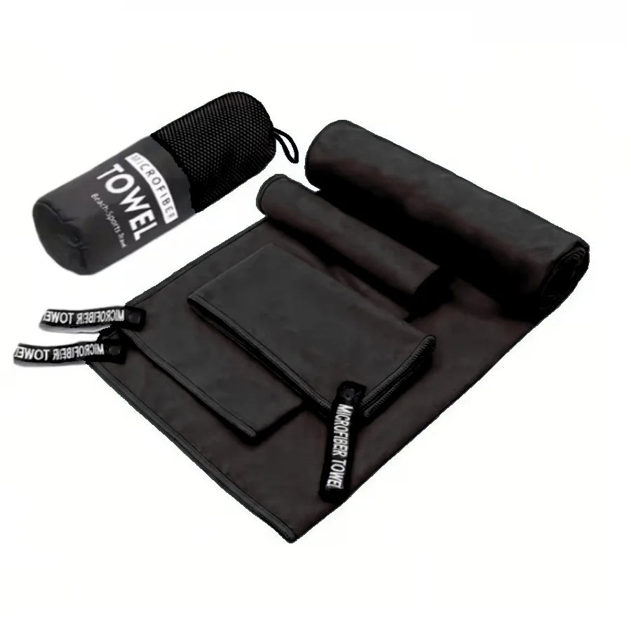 3PCS Quick Dry Microfiber Travel Towel Se