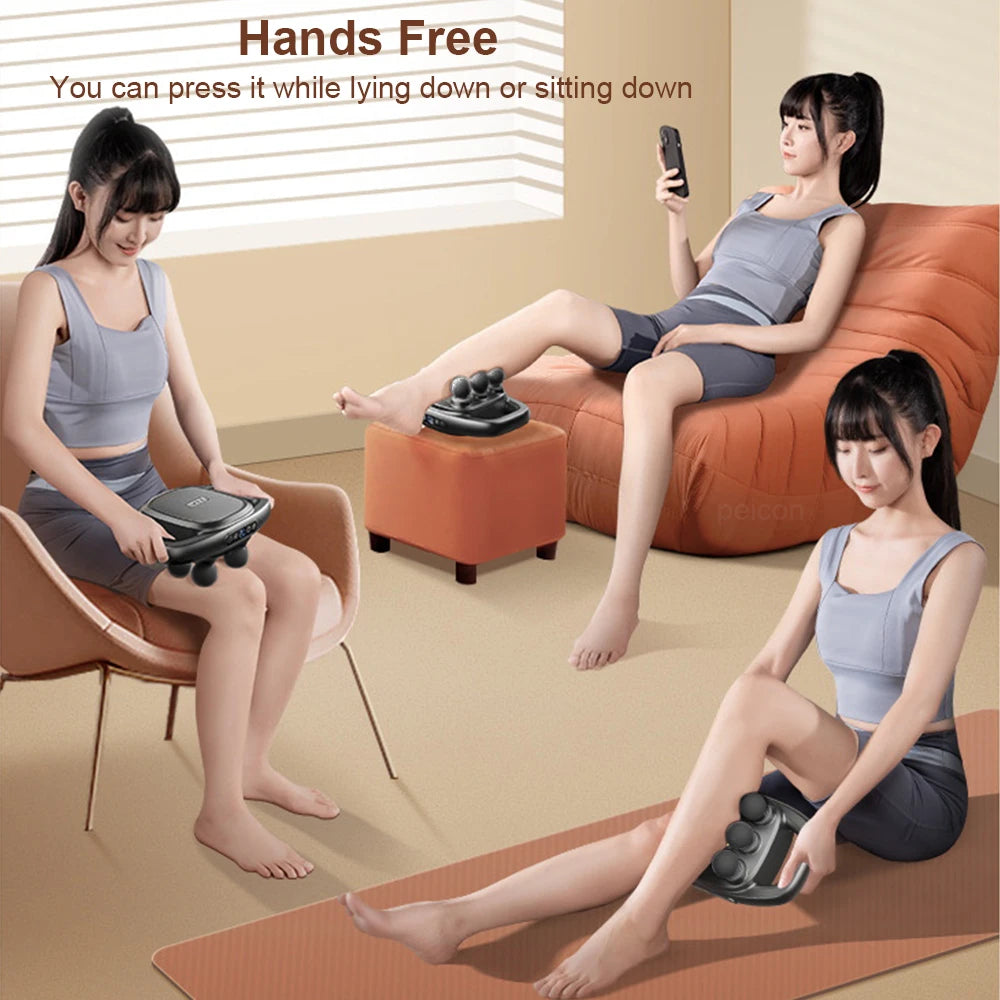 6-Head Fascia Massage Gun