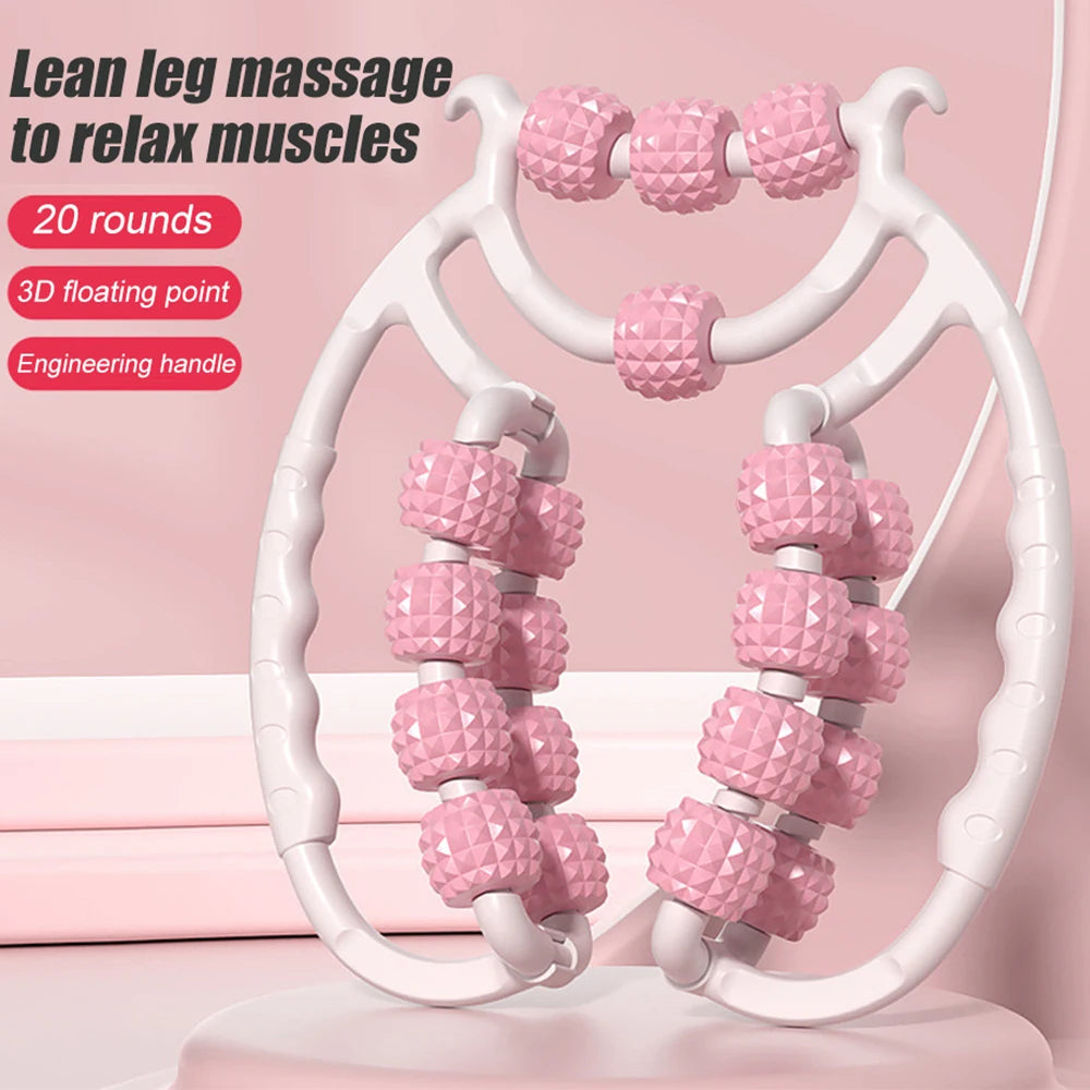 20-Wheel Slimming Leg Massager