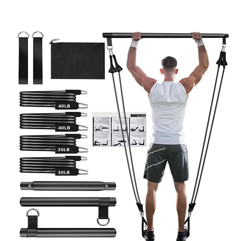 Pilates Bar Kit with Resistance Bands