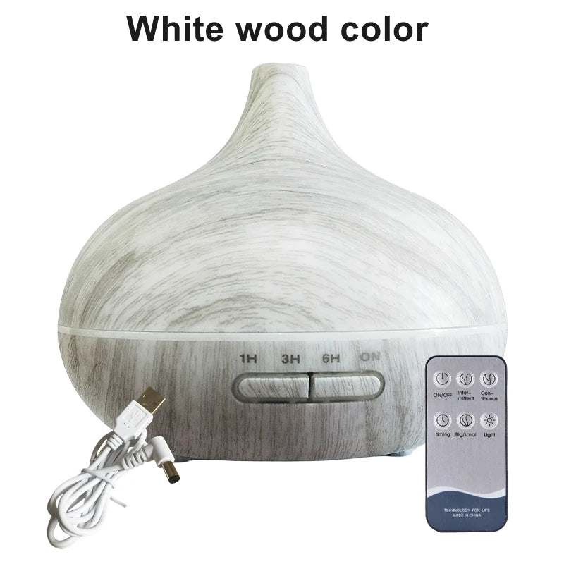 550ml USB Aroma Diffuser with LED & Remote