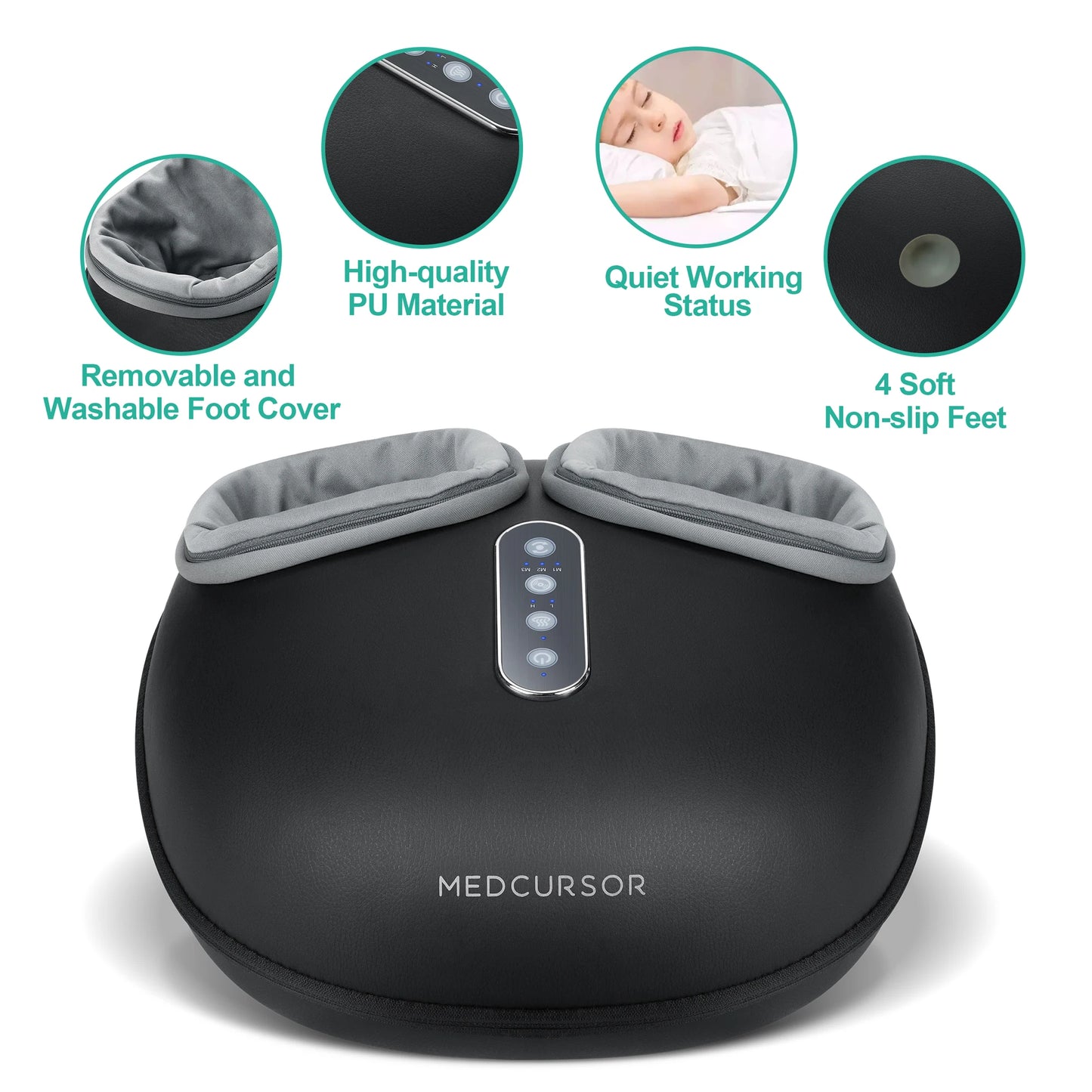 Shiatsu Heated Foot Massager by Medcursor