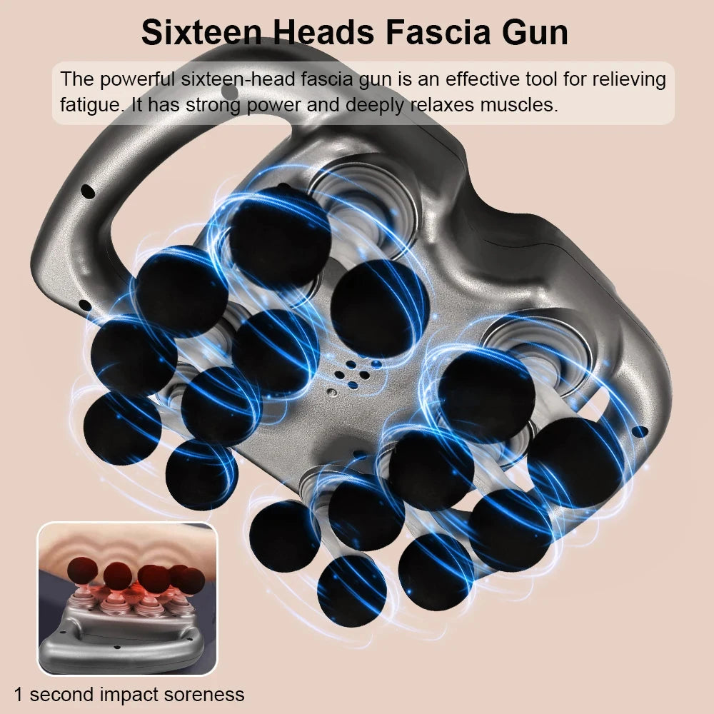 Fascia Gun 16-Speed Muscle Massager