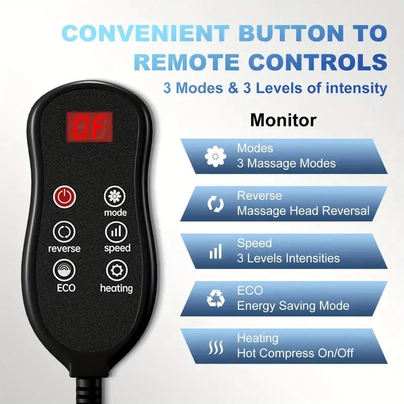 Extra Large Electric Foot & Calf Massager with Heat