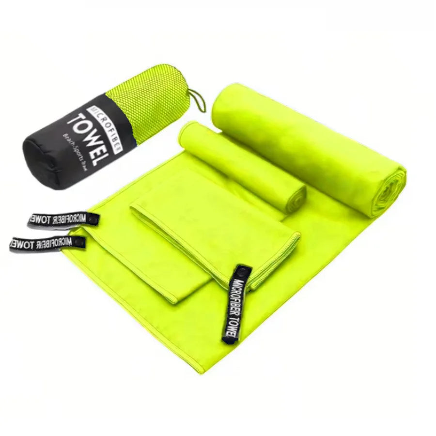 3PCS Quick Dry Microfiber Travel Towel Se