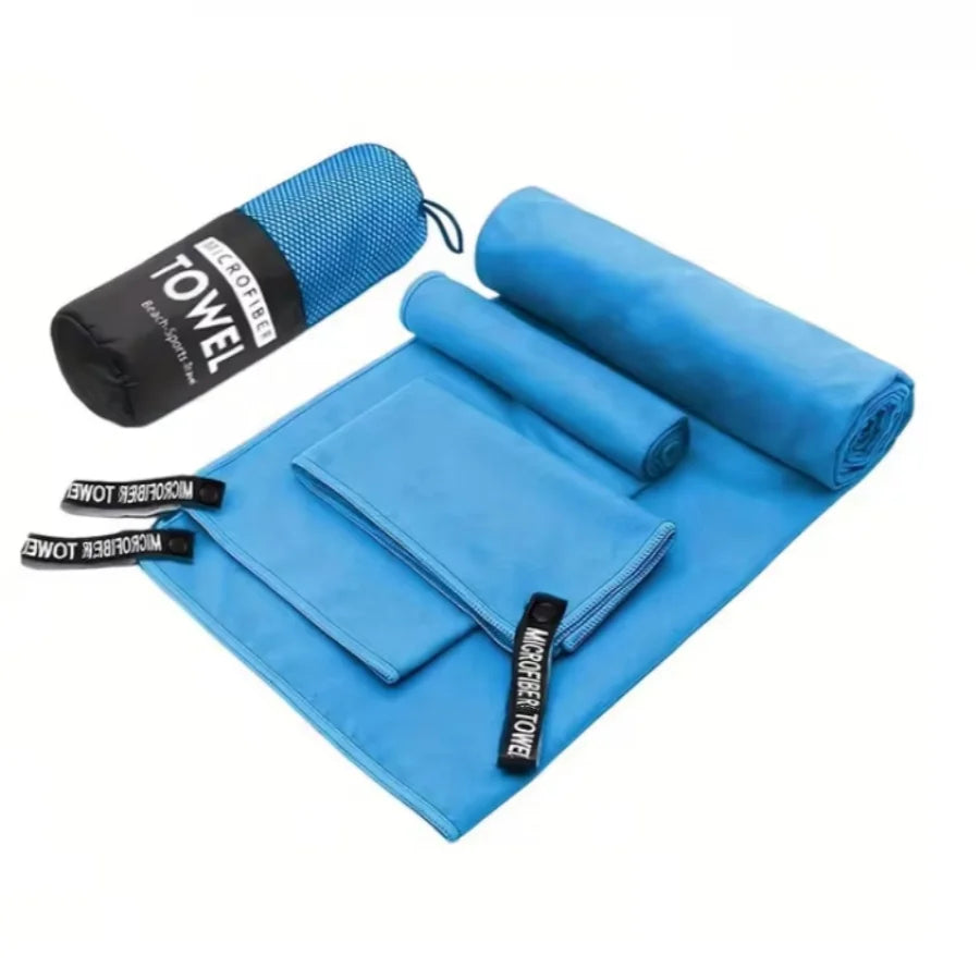 3PCS Quick Dry Microfiber Travel Towel Se