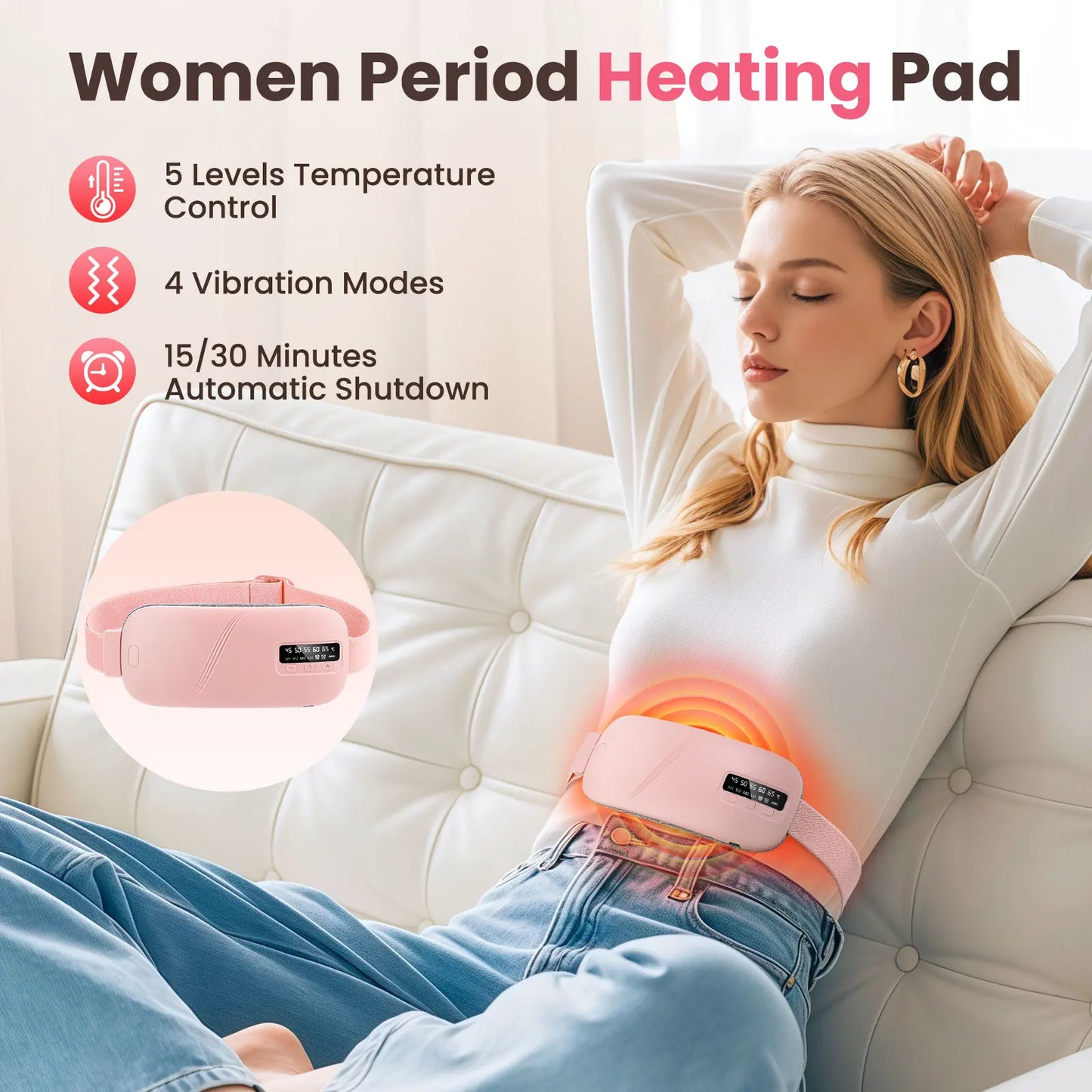 Cramp Relief Heating Belt