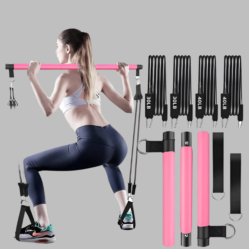 Pilates Bar Kit with Resistance Bands