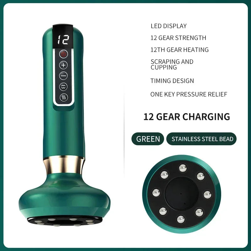 Tricolor Electric GuaSha Massager