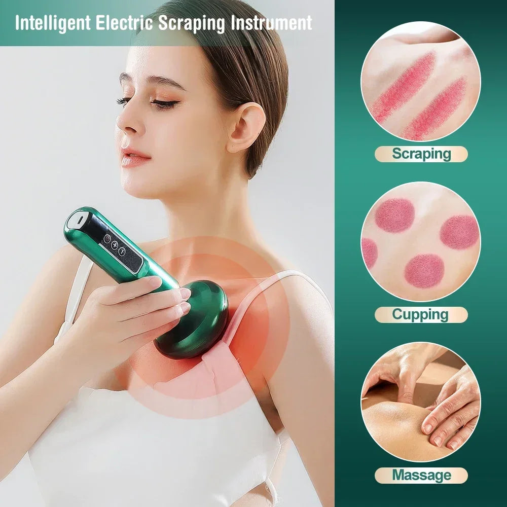 Tricolor Electric GuaSha Massager