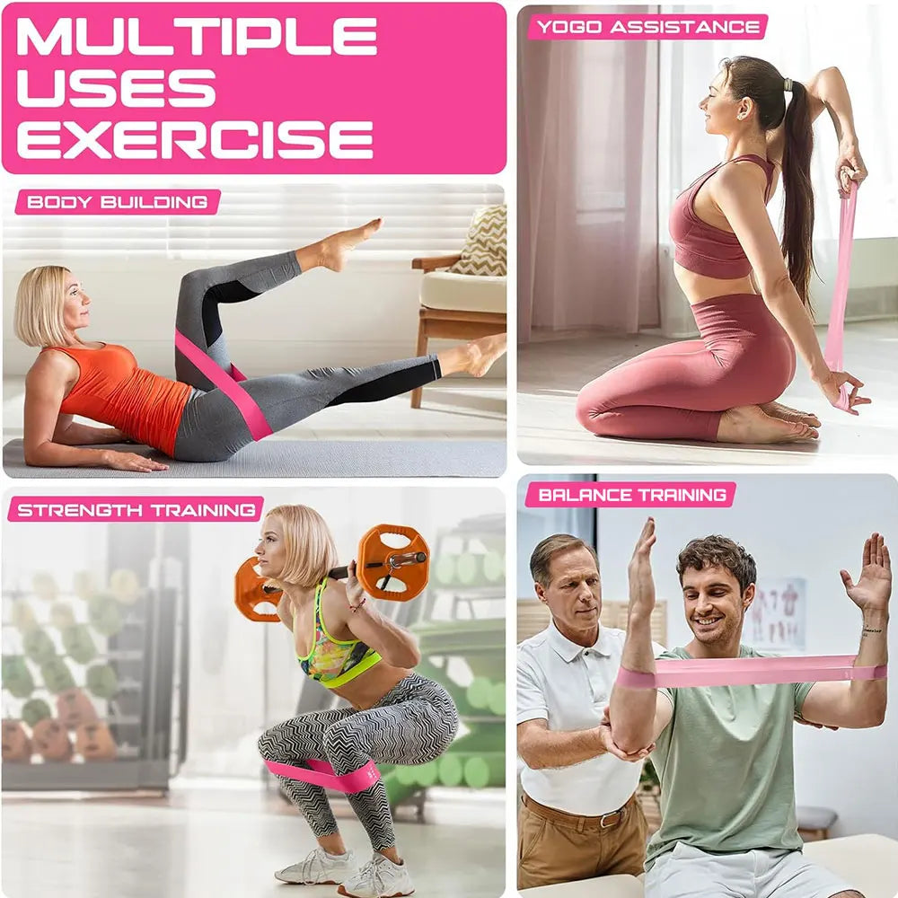 Resistance Loop Bands Set for Yoga & Fitness