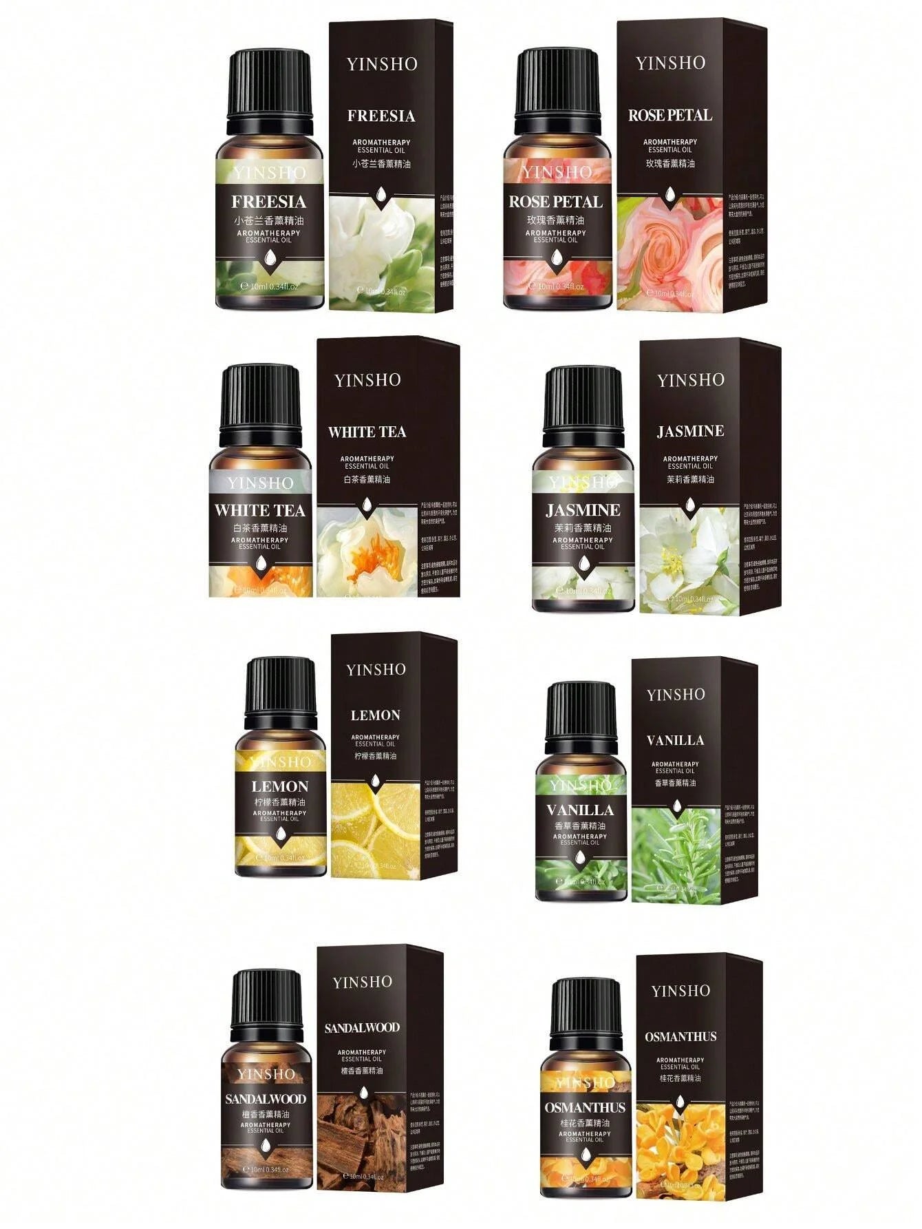 14 Flavors 10ml Essential Oils for Diffuser