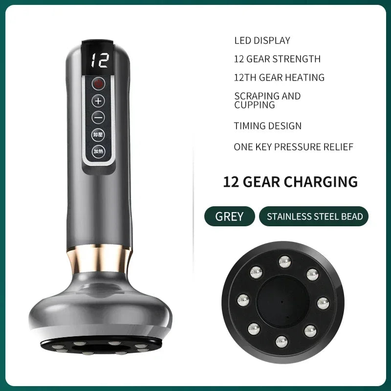 Tricolor Electric GuaSha Massager