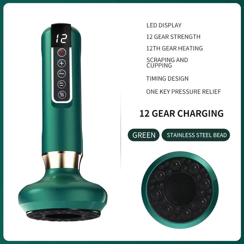 Tricolor Electric GuaSha Massager