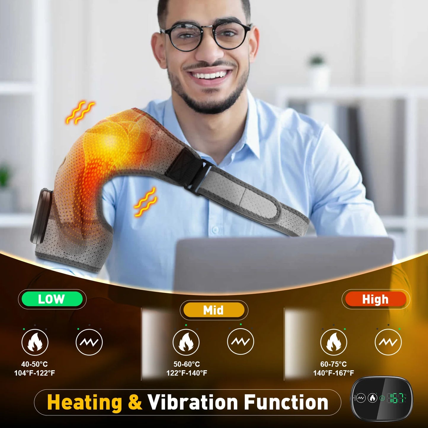 Heated Shoulder Massager