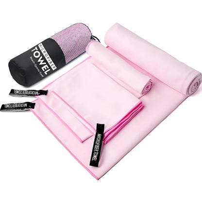 3PCS Quick Dry Microfiber Travel Towel Se