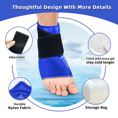 Ankle Ice Pack Wrap