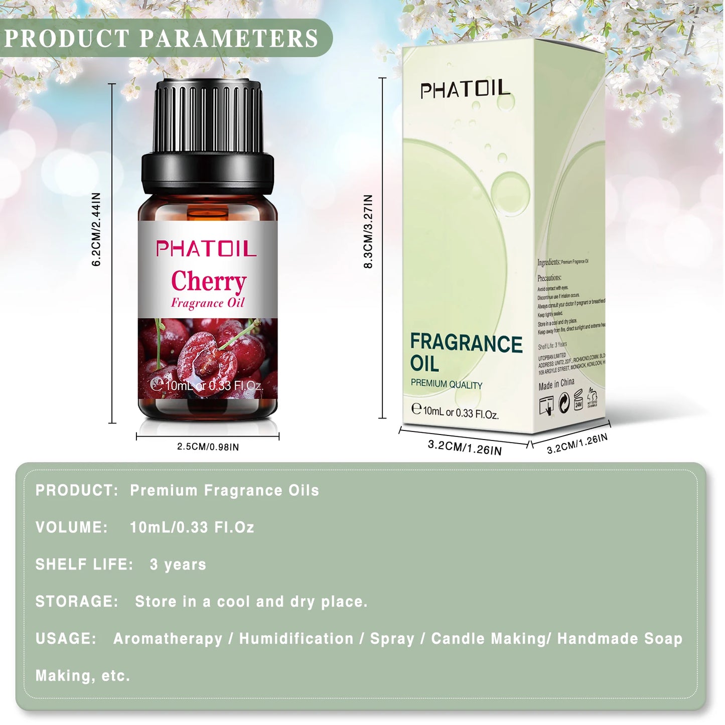PHATOIL Fruity Oils Set