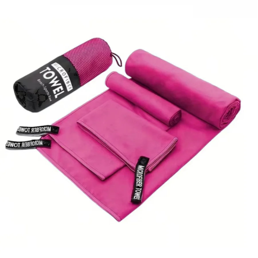 3PCS Quick Dry Microfiber Travel Towel Se