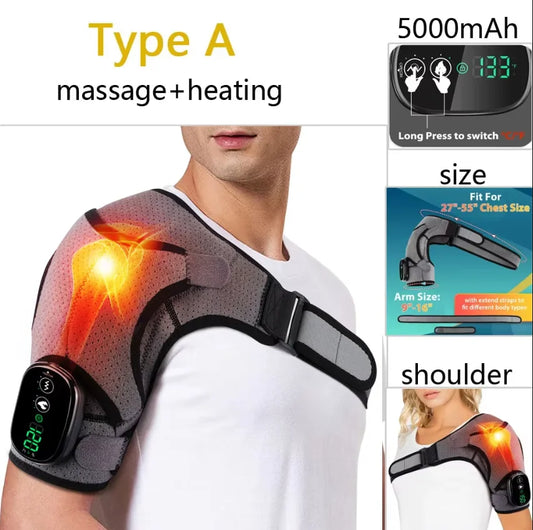 Heated Shoulder Massage Brace