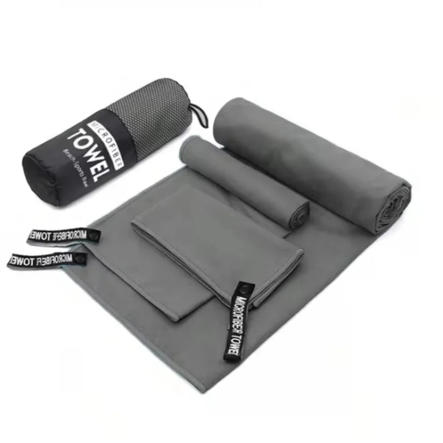 3PCS Quick Dry Microfiber Travel Towel Se
