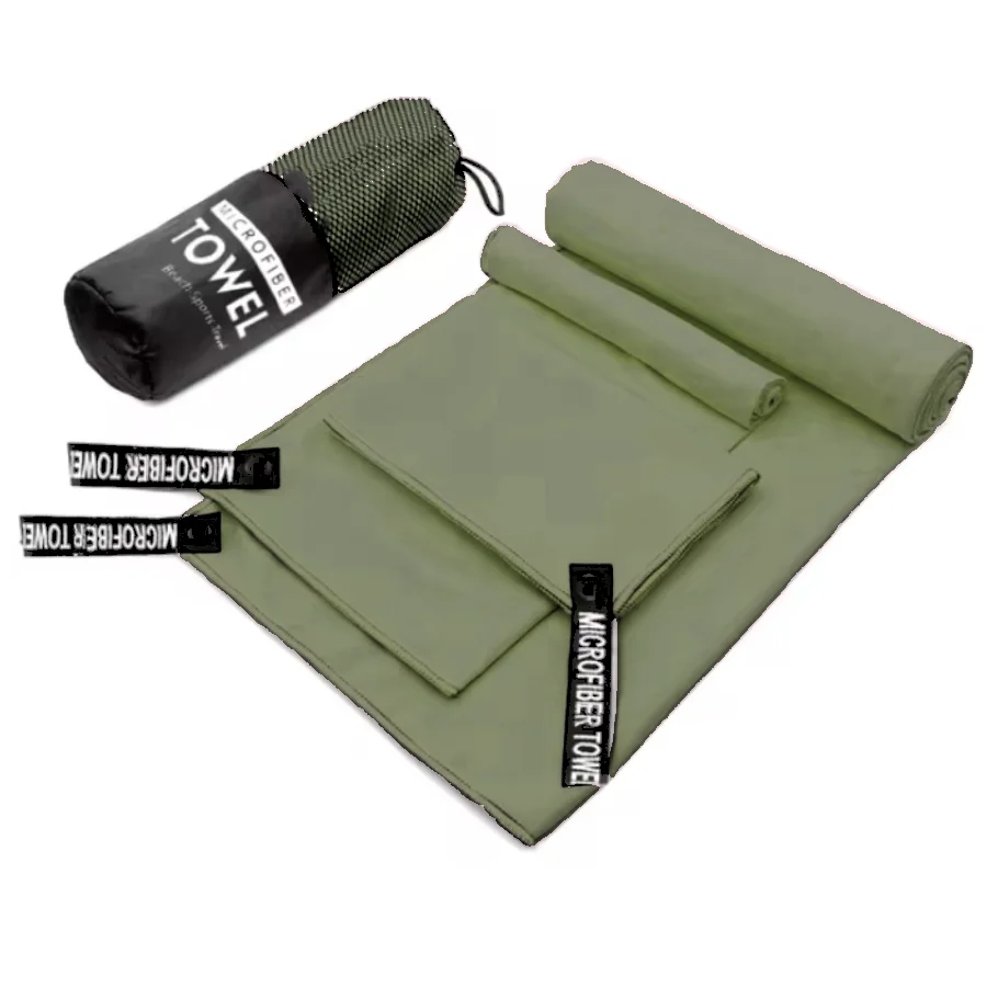 3PCS Quick Dry Microfiber Travel Towel Se