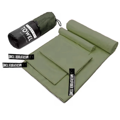 3PCS Quick Dry Microfiber Travel Towel Se