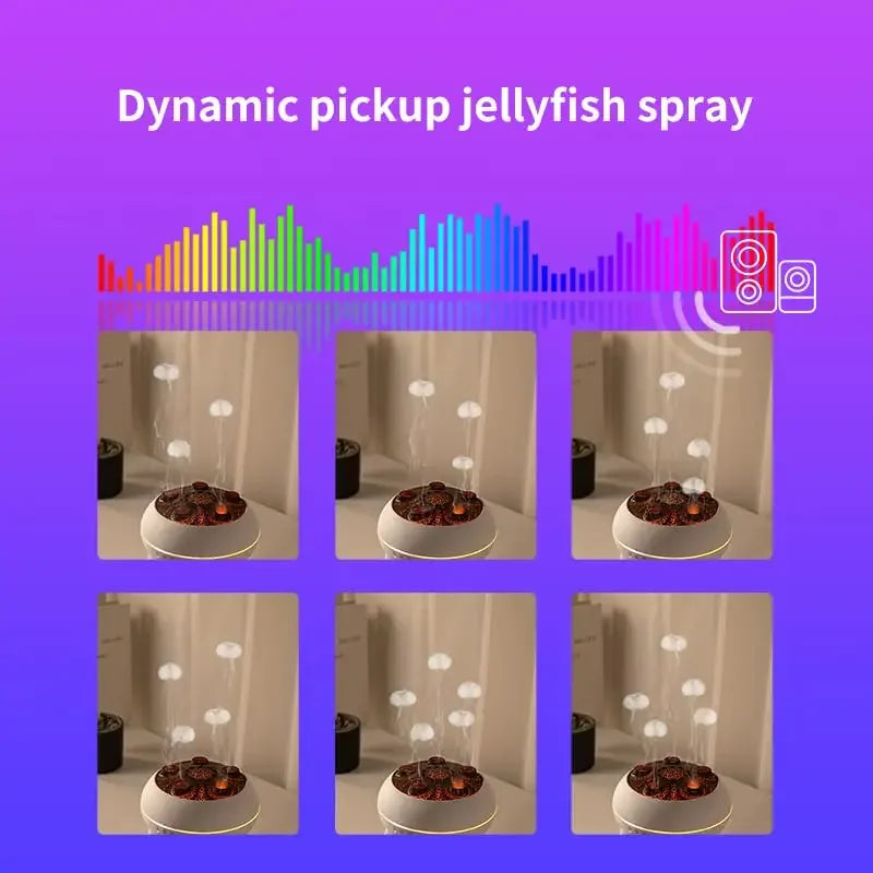 Jellyfish Mist Humidifier 250ml with Remote