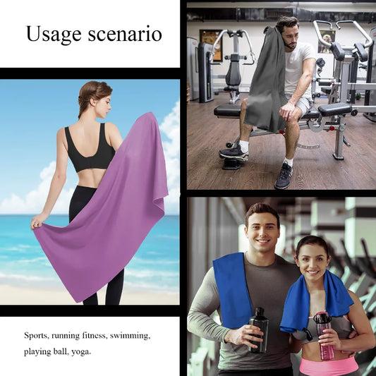3PCS Quick Dry Microfiber Travel Towel Se
