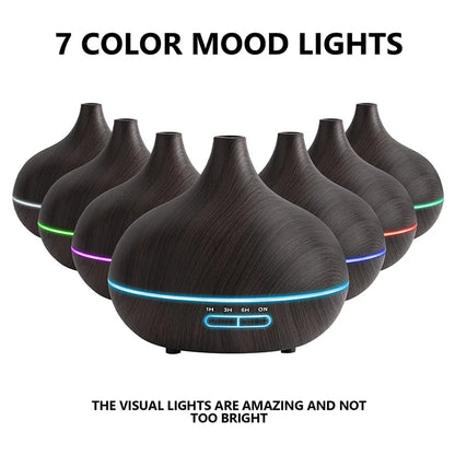 550ml USB Aroma Diffuser with LED & Remote