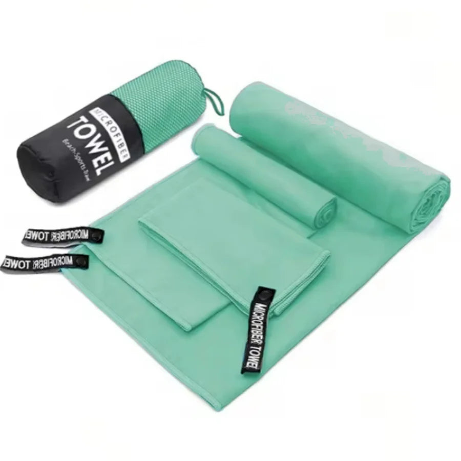 3PCS Quick Dry Microfiber Travel Towel Se