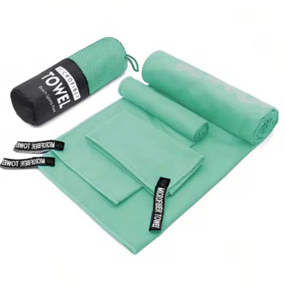 3PCS Quick Dry Microfiber Travel Towel Se