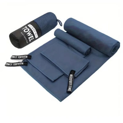 3PCS Quick Dry Microfiber Travel Towel Se