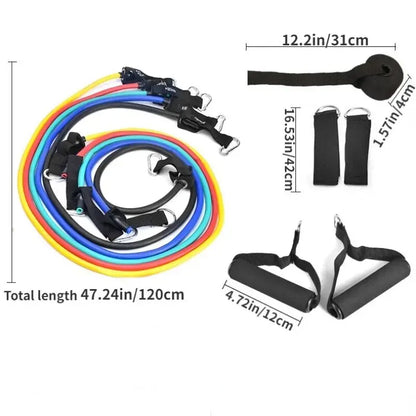 11pcs Resistance Bands Set